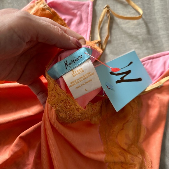 Marciano y2k orange and pink top - Picture 5 of 5